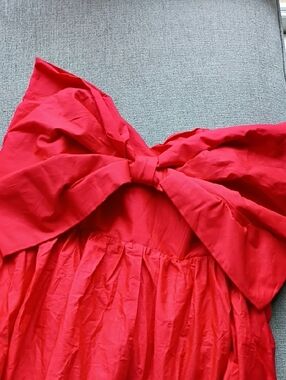 NWT Eloquii Red Bow Dress